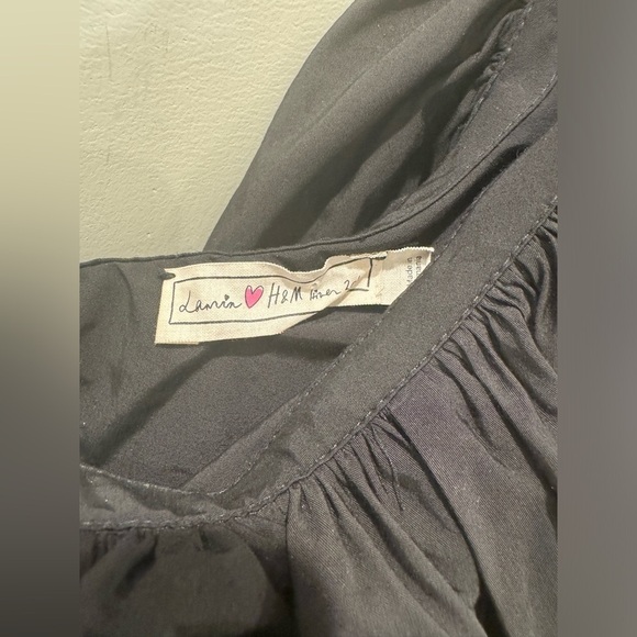 Lanvin H&M Little Black One Shoulder Dress SZ 6 worn once - Picture 6 of 11